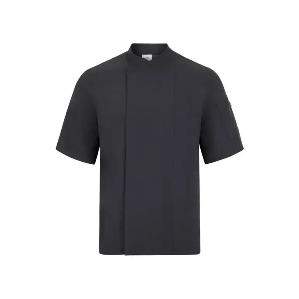 Short-Sleeve Microfiber Chef's Jacket with Coolmax | Velilla